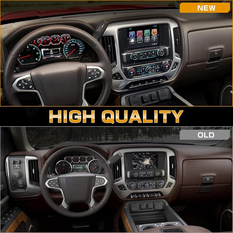 BHB 8" Inch Touchscreen Compatible with Chevrolet Silverado Suburban Tahoe & GMC Yukon Sierra 2015-2018 Direct Replacement for DJ080PA-01A and DJ080EA-01B - Image 5